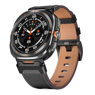 Compatible with Samsung Galaxy Watch 7 Ultra Minimalist Genuine Leather Band Samsung Watch7 Strap