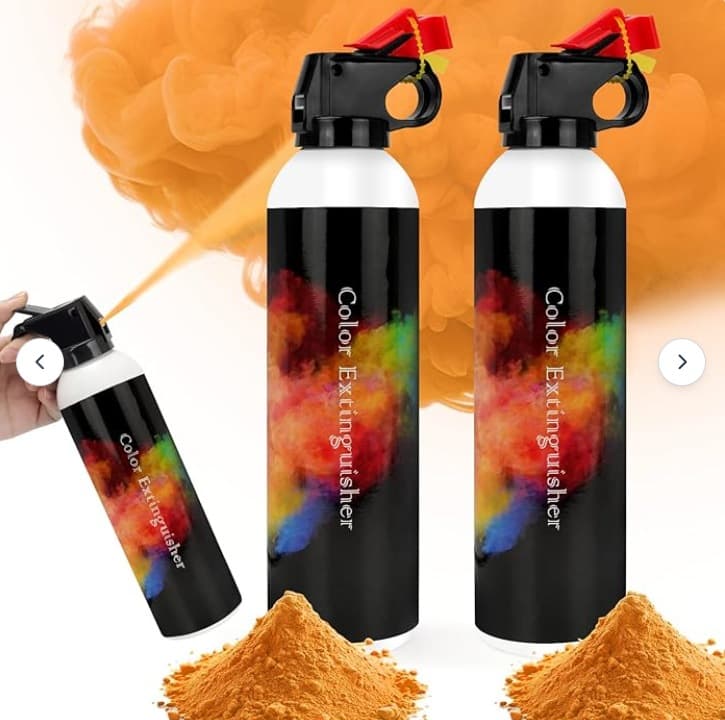 Cross-border New Corn Powder Spray Color Orange Purple Yellow Green Pastel Color Run Activities Celebration Colored Spray Bottles