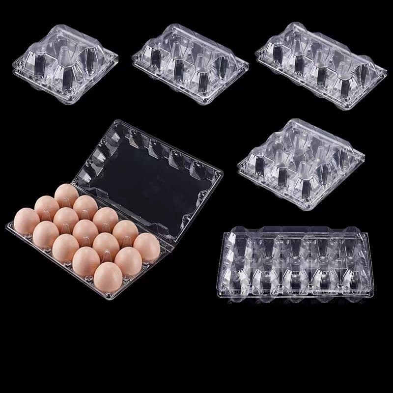 15-piece egg tray packaging storage boxes, thickened shockproof trays for supermarkets, farms, cross-border trade processing