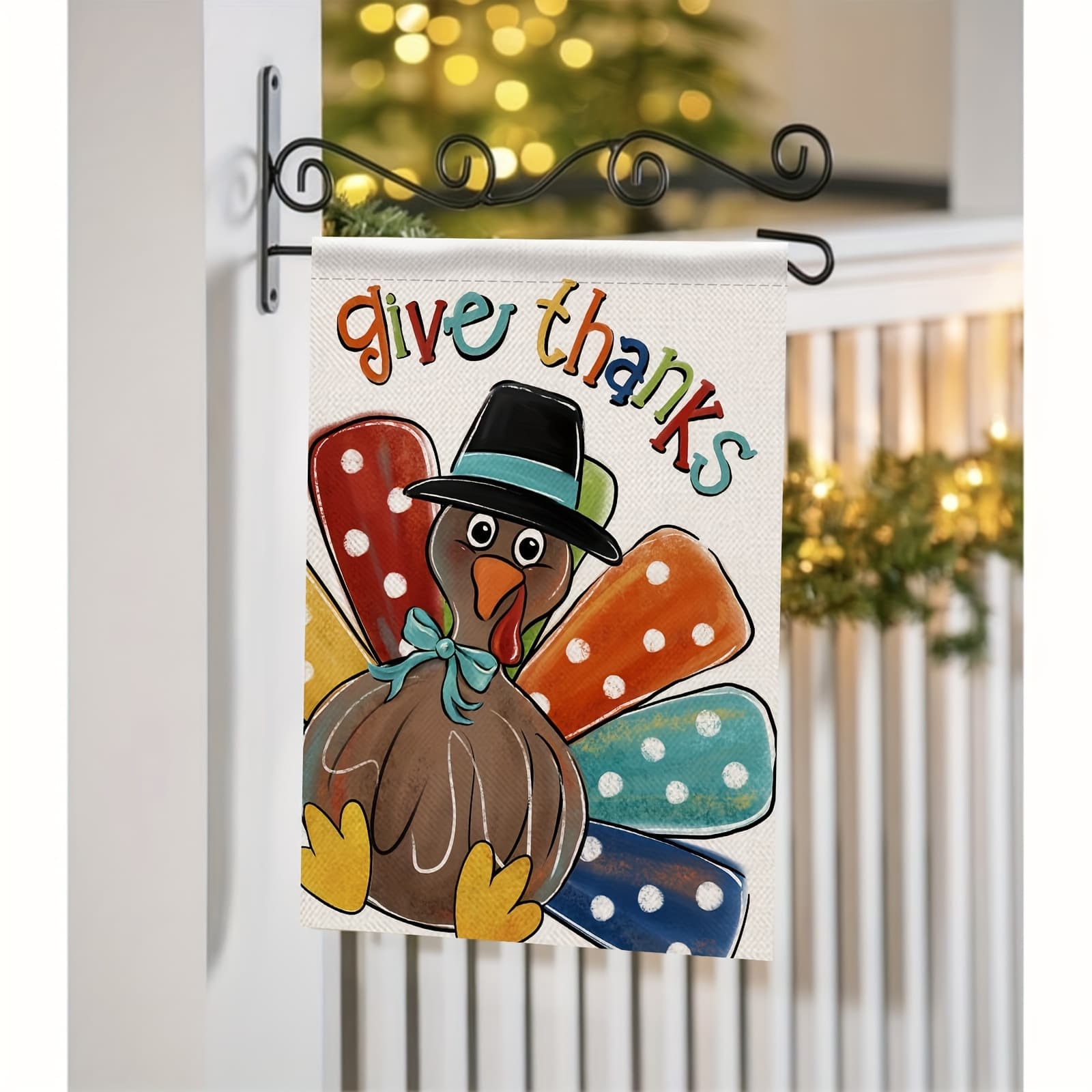 Cross-border new product Thanksgiving Pumpkin Harvest Sunflower Maple Leaf Thanksgiving Double-sided Garden Flag can be made according to your drawings