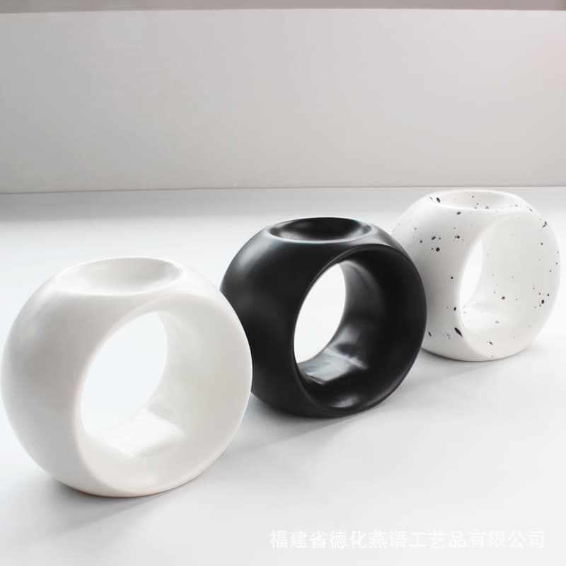 Amazon cross-border creative essential oil diffuser ceramic crafts aromatherapy essential oil furnace candle lamp candle holder desktop
