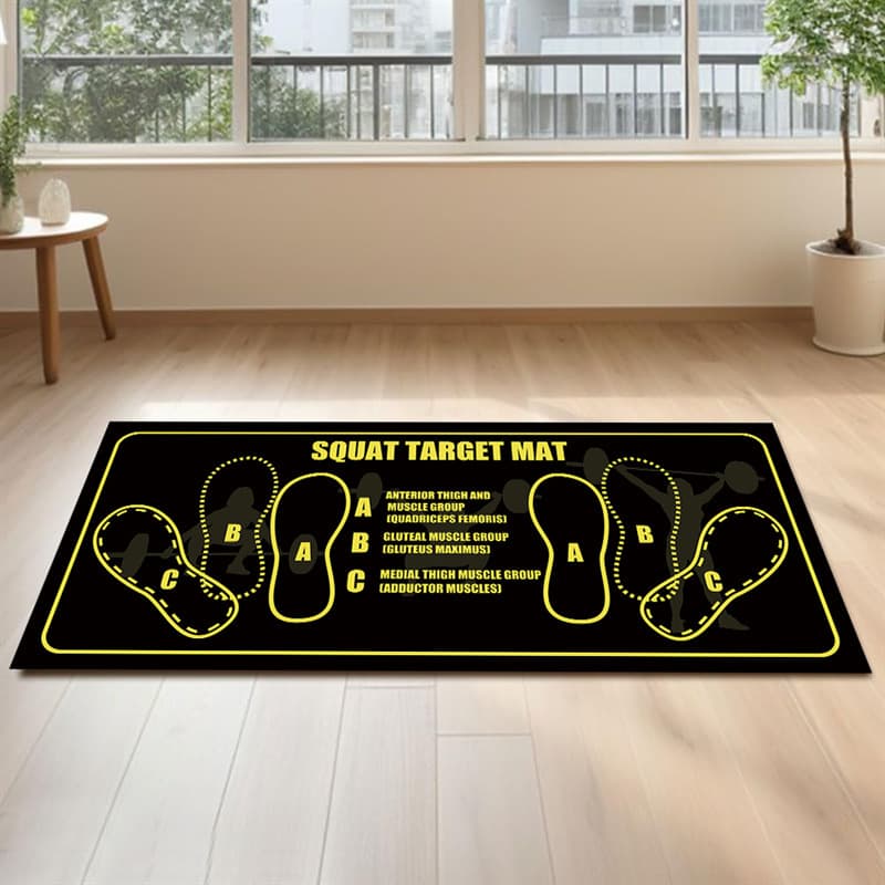 Cross-border Temu Diatom Mud Squat Pad Step Fitness Push-up Squat Mat Home Use Men and Women Anti-slip Floor Mat