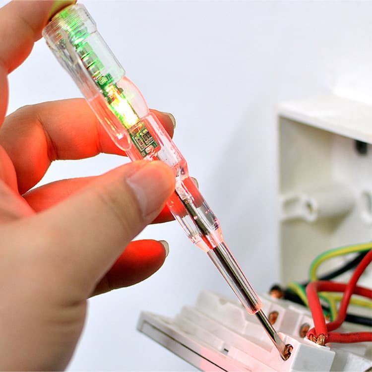 Multi-functional Smart Sensing High-color Electrician's Test Pen Circuit Breaker Tester High-brightness Color Light Electric Pen