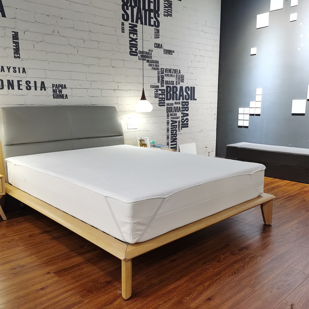 Terry Cloth Waterproof Bed Sheet Mattress Protector Cover Large Size