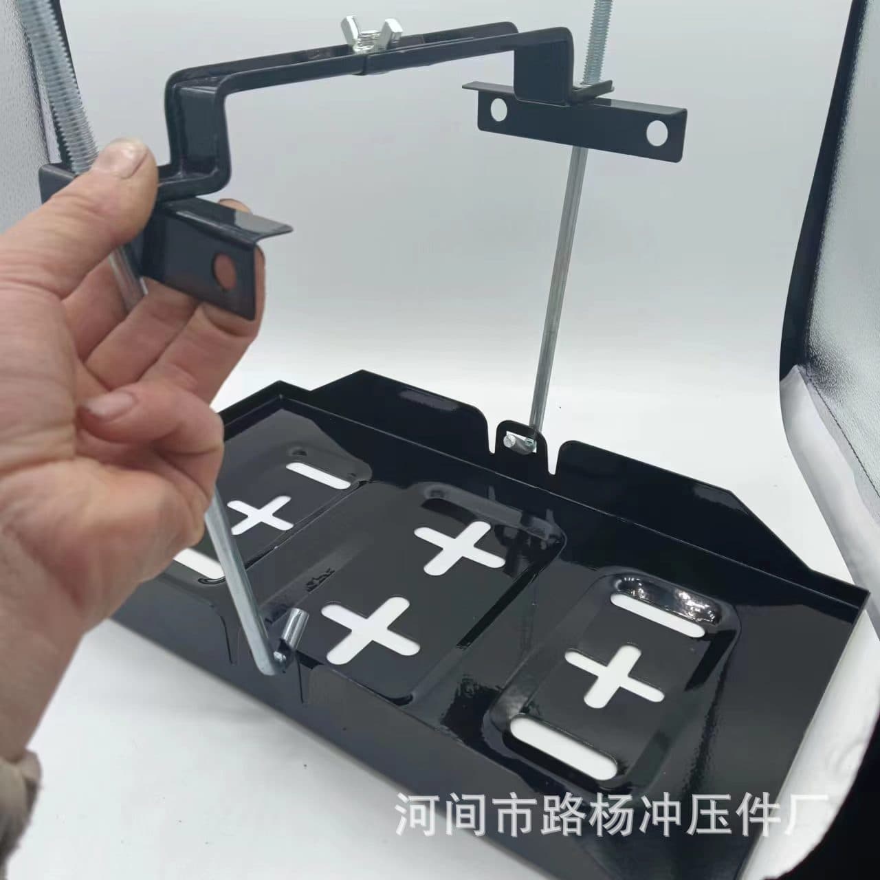 Battery fixing tray Battery fixing rack Thickened material battery fixing tray