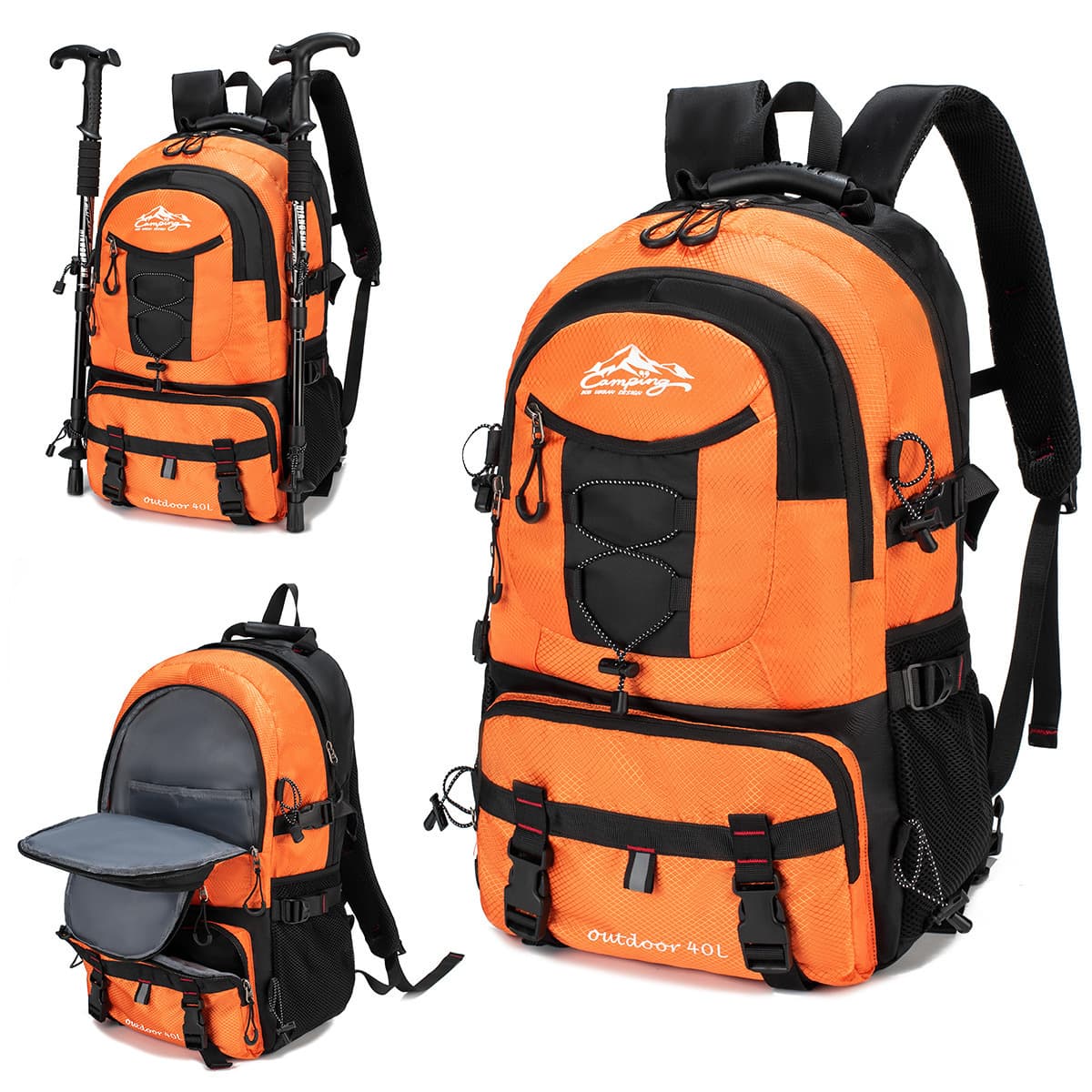 Factory Direct Sports Backpack Large Capacity Wear-resistant Ultra-light Weight-reducing Travel Outdoor Hiking Backpack Student Backpack