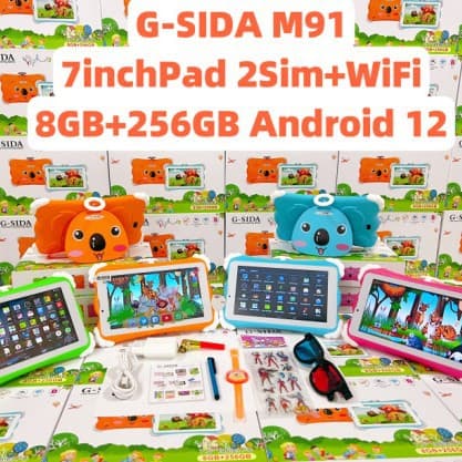 Cross-border Tablet PC / G-SIDA / M91 / 7-inch Kids Tablet with Calling and WiFi