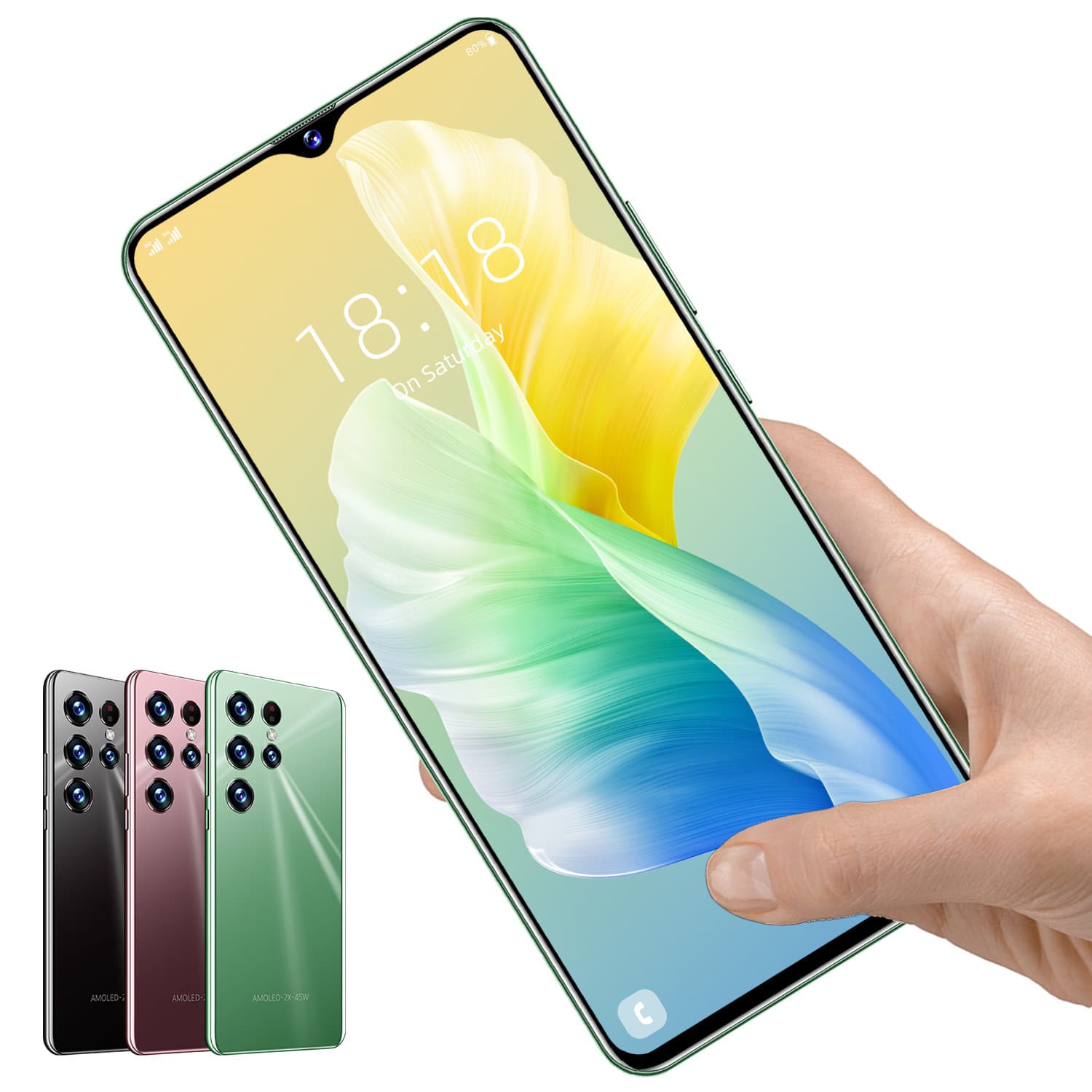 New cross-border smartphone S22 Ultra global 5G large screen Android15 all-in-one high configuration mobile phone