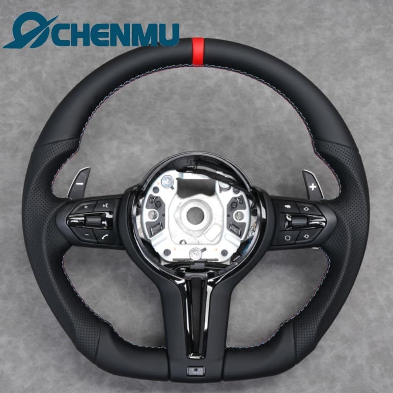 Steering wheel assembly for BMW 1 3 Series X1 X5 X6 Z4 E70 E89 E80 E87 E84 E90 E chassis modification
