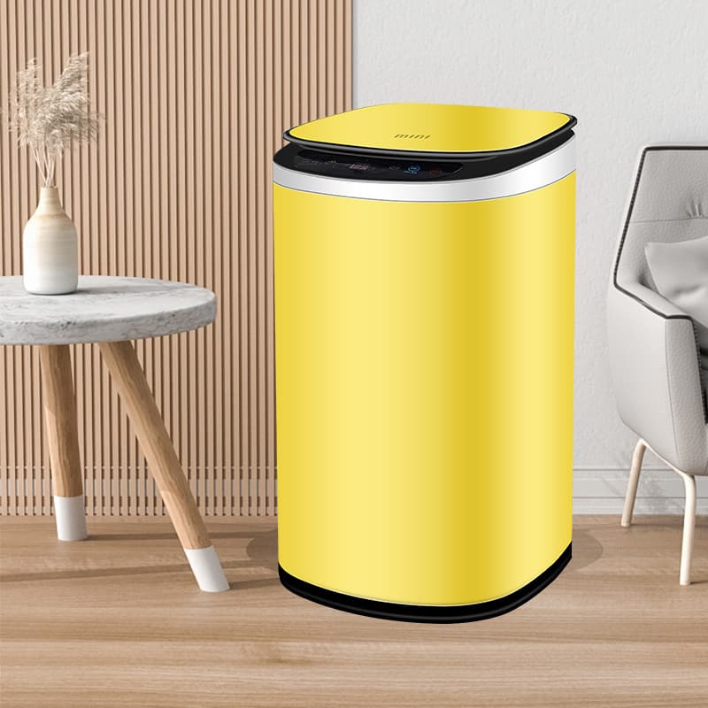 Zhijie Little Yellow Duck 3.5kg High Temperature/Blue Light Mini Compact Fully Automatic Washing Machine for Babies, Infants, Children, and Home Use