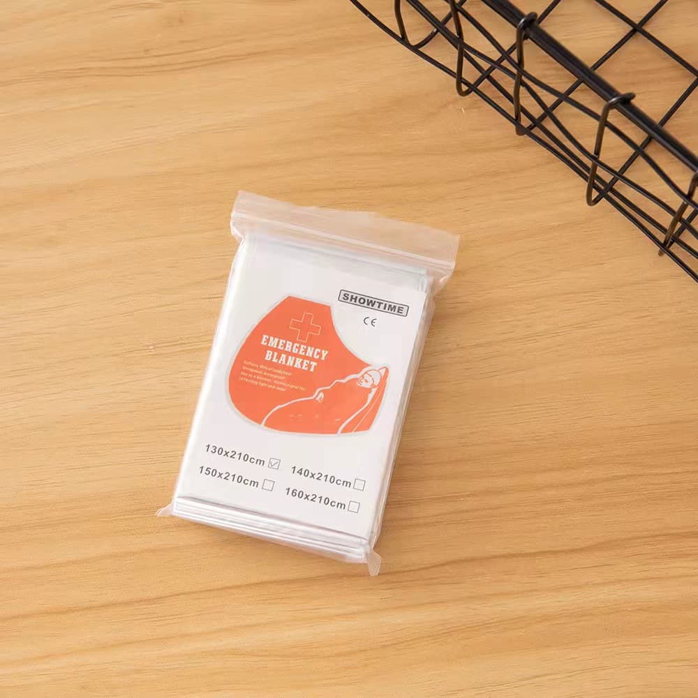160 large size gold and silver emergency blanket emergency kit outdoor survival blanket emergency insulation blanket sun protection