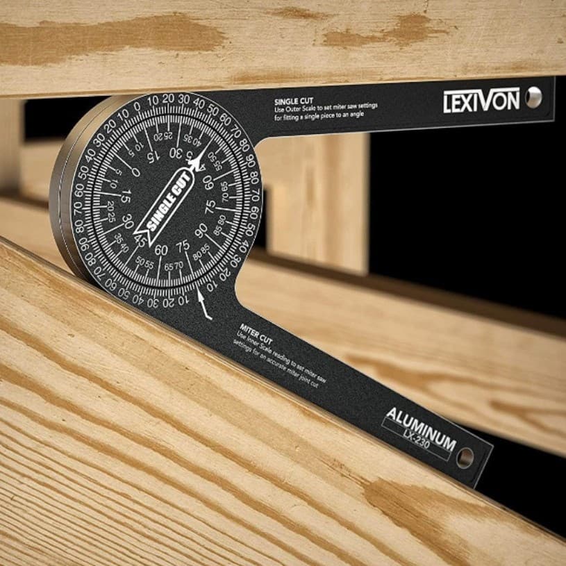 Woodworking 360° Level Angle Gauge, Protractor, DIY Angle Ruler, Angle Finder, Cutting Positioning, High Precision with Scale