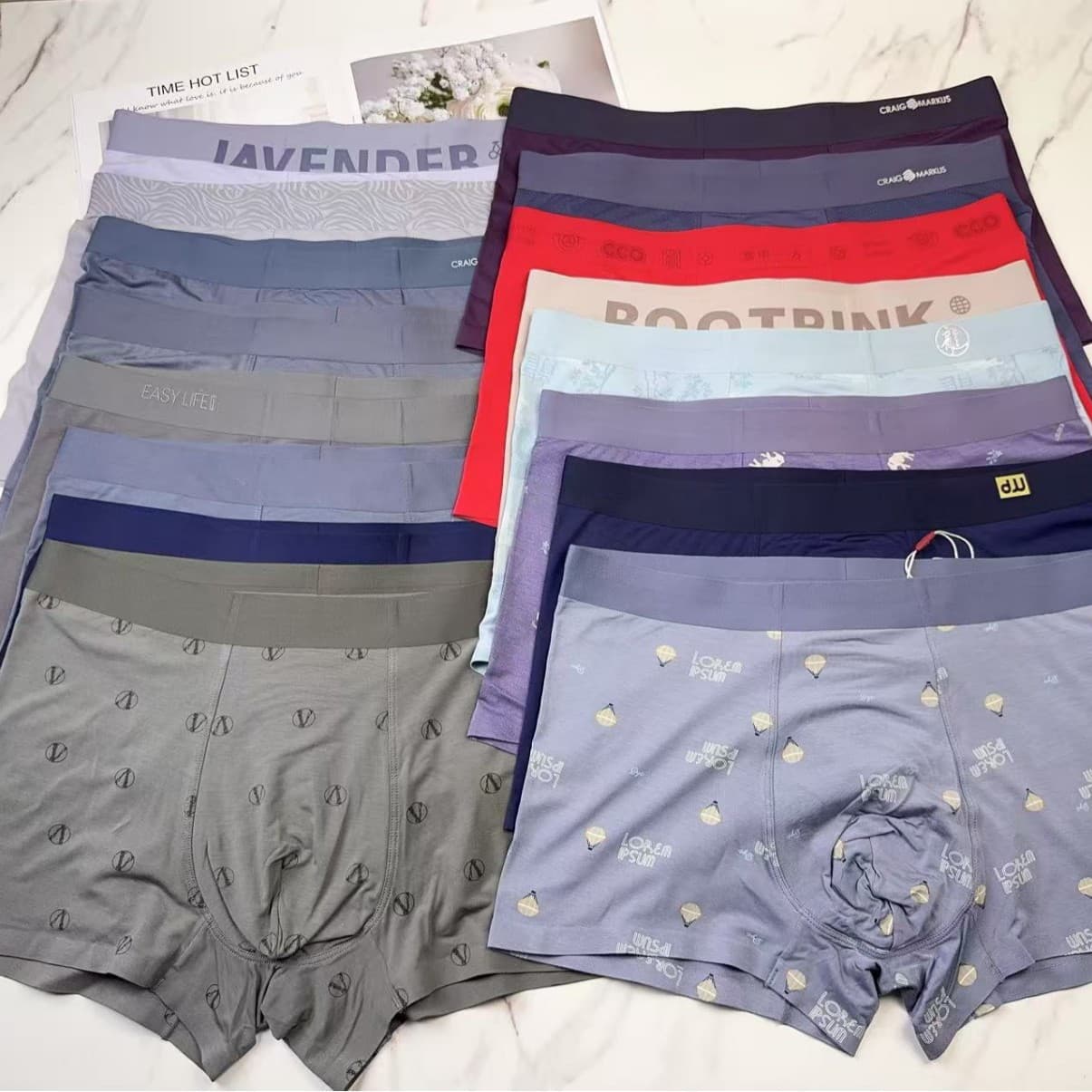 Men's Underwear New High-end Seamless Assorted Modal Boxer Briefs Fashion Clearance Stall Source Wholesale