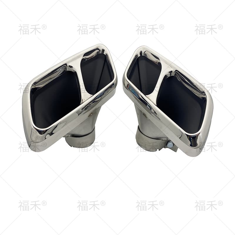 Compatible with 14-21 Land Rover Range Rover Sport modified and upgraded SVR surround style quad-exit tailpipe exhaust