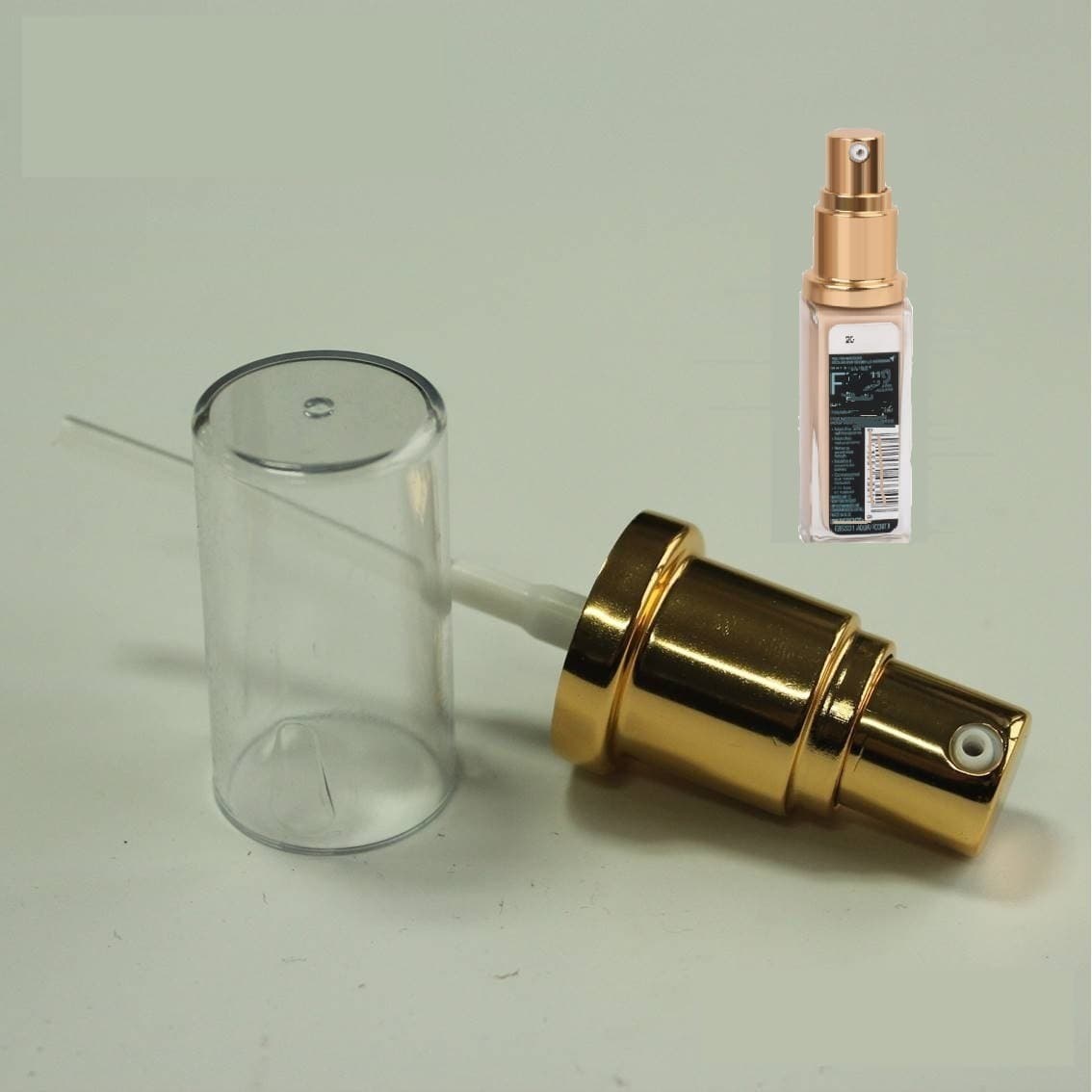 Suitable for liquid foundation Maybelline pump head Fit me press head duckbill pressure nozzle pump