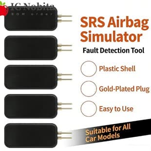 Car Airbag Resistor Airbag Bypass Resistor Airbag Light Cancellation with Decoding Resistor Repair 2.2 Ohm