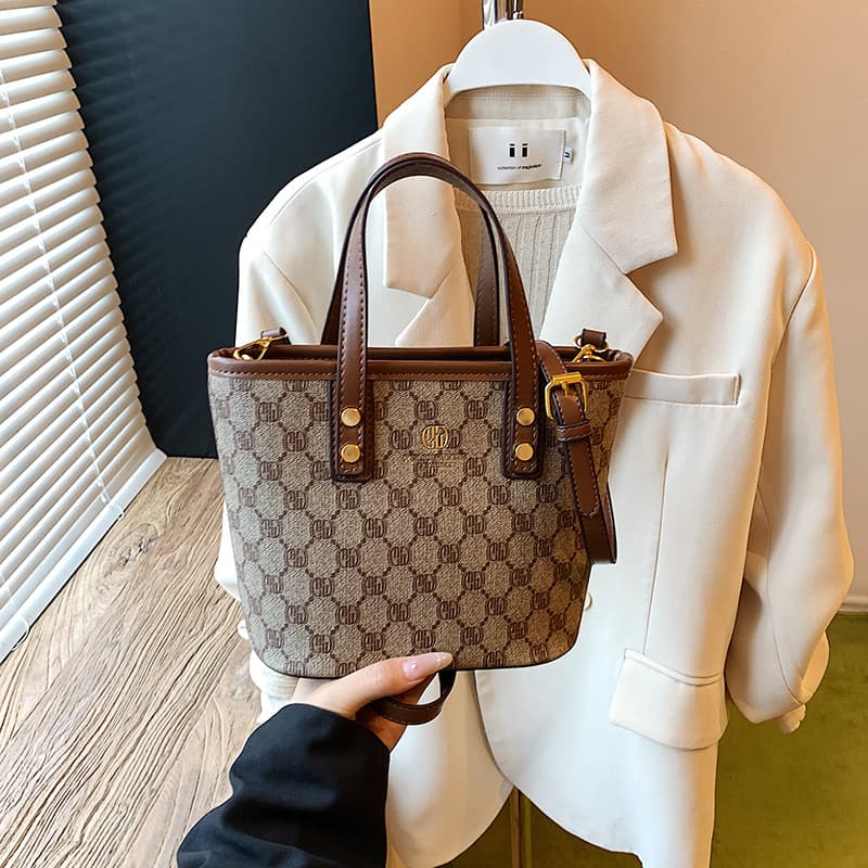 Old Flower Basket Small Bag for Women 2025 New Summer Handbag Small Tote Bag High-End Printed Shoulder Crossbody Bag