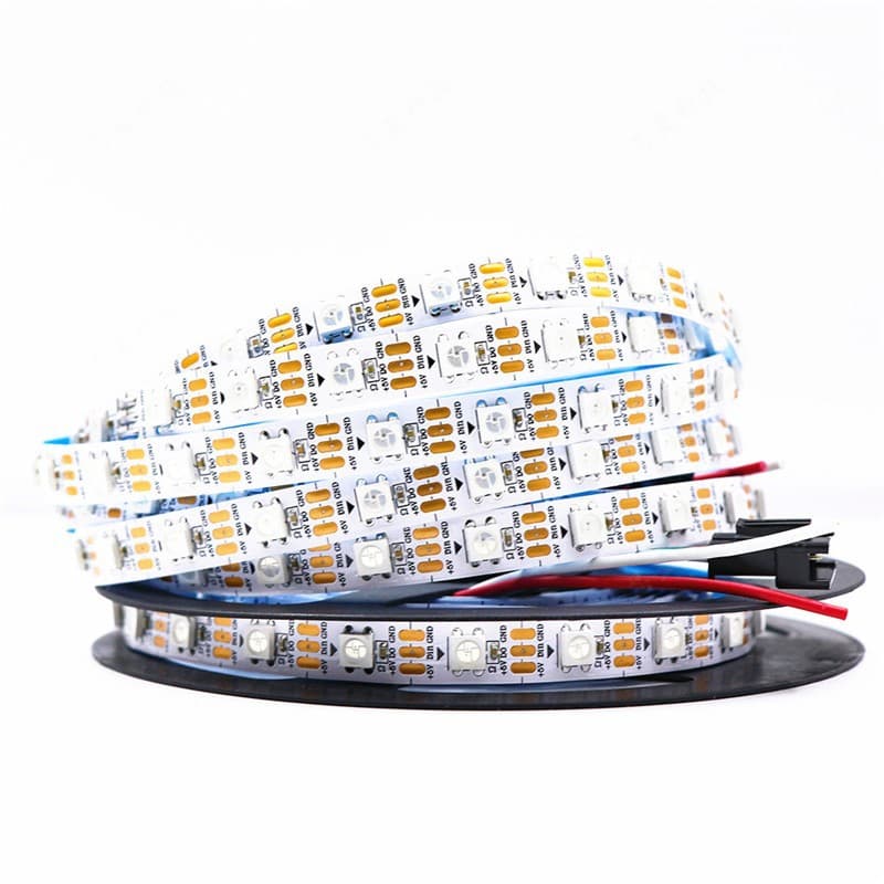 WS2812B Full Color LED Strip 5V 5050 RGB Built-in IC Smart Programmable 12V Dream Color Light Bar