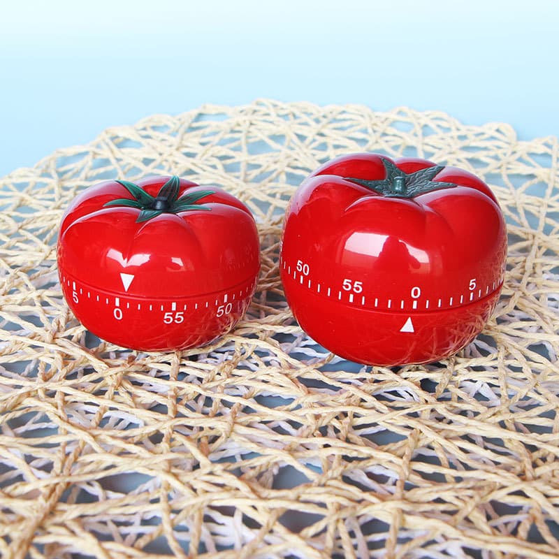 Kitchen Timer in Large Tomato Design, Model T101A Alarm Clock