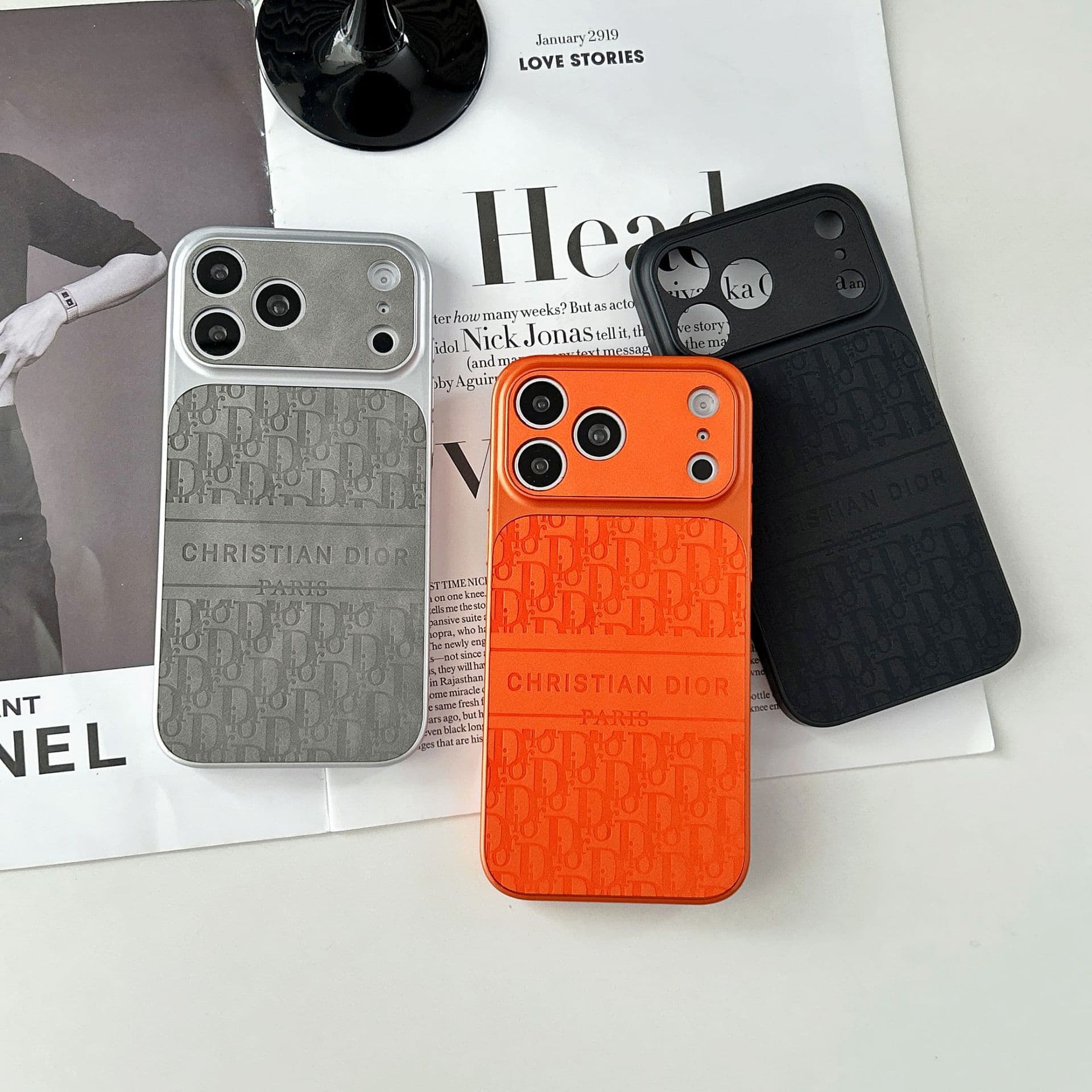 Luxury Orange Phone Case Compatible with iPhone 17 Pro Max, Trendy Instant Upgrade to 17, Cross-Border Bestseller Apple Phone Case