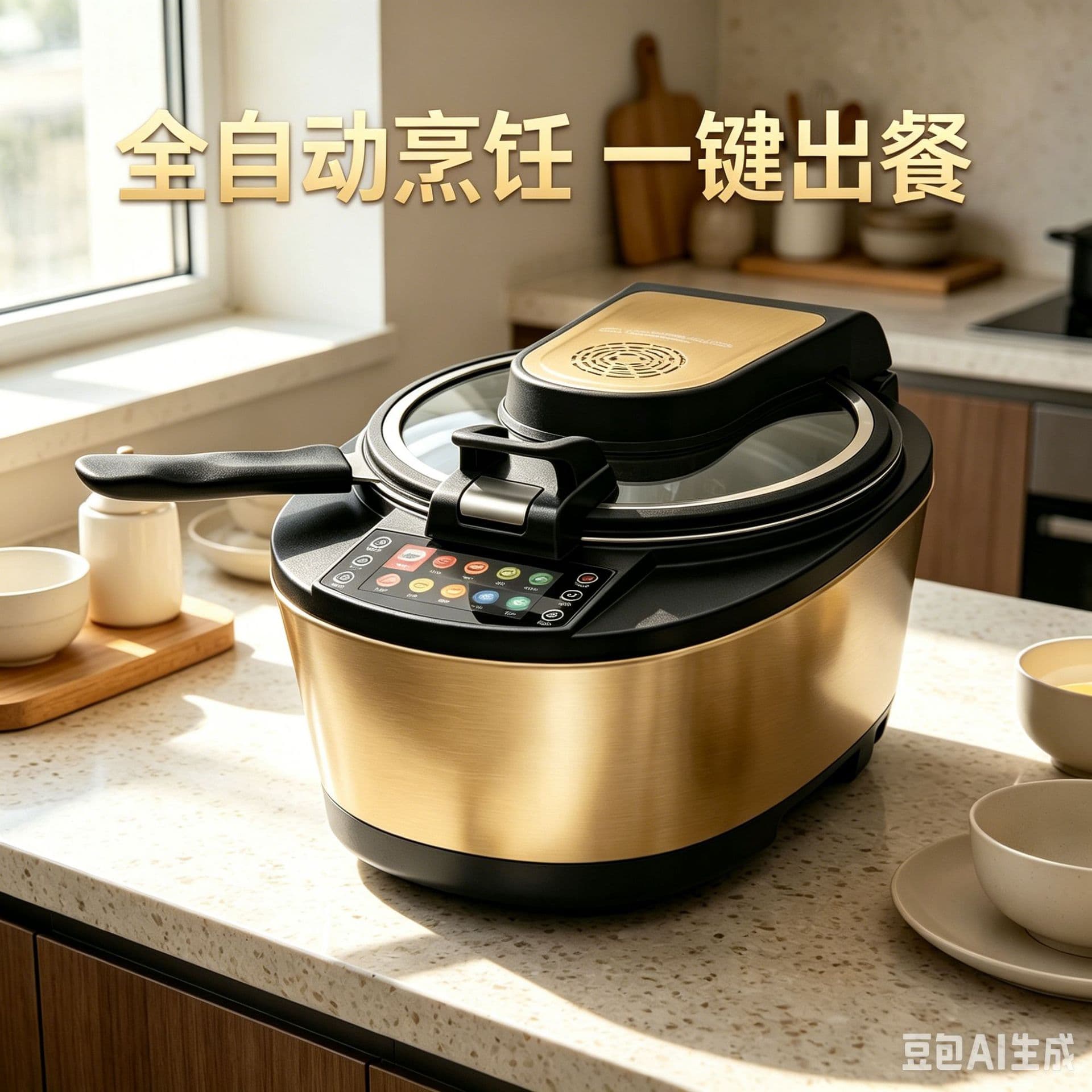 Yuzhi smart household commercial automatic cooking machine multi-functional less oily smoke cooking machine wok manufacturer fully automatic