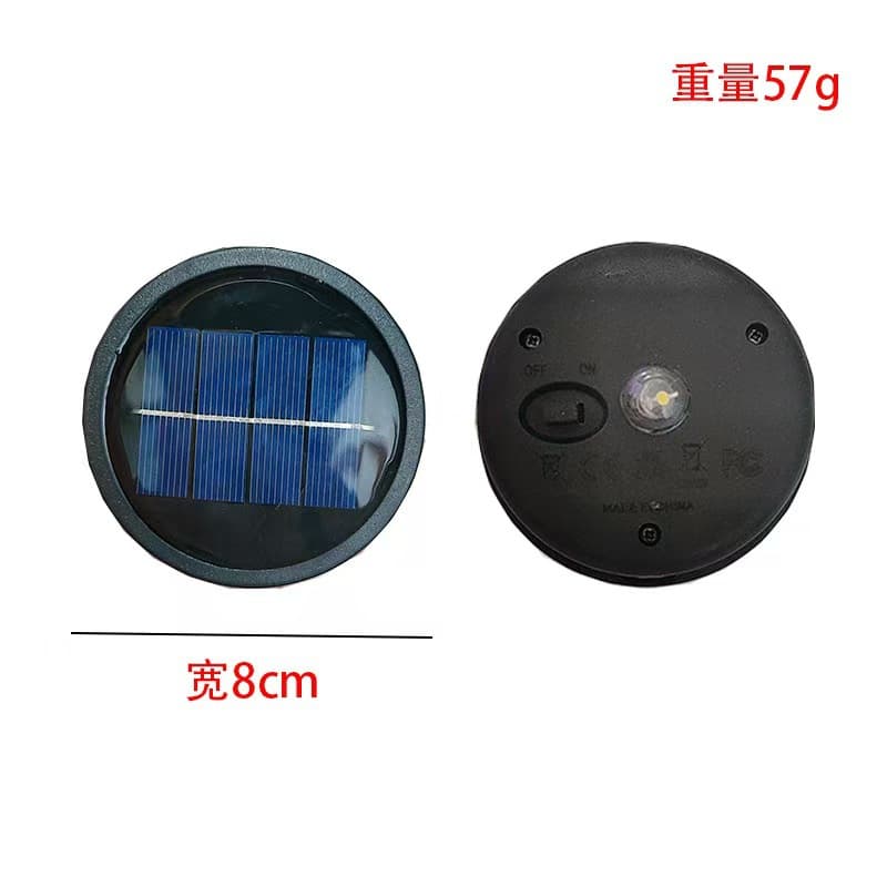 Cross-border Wrought Iron Solar Light Accessories LED Battery Box High-brightness LED Beads Lighting Outdoor Ambient Light Accessories