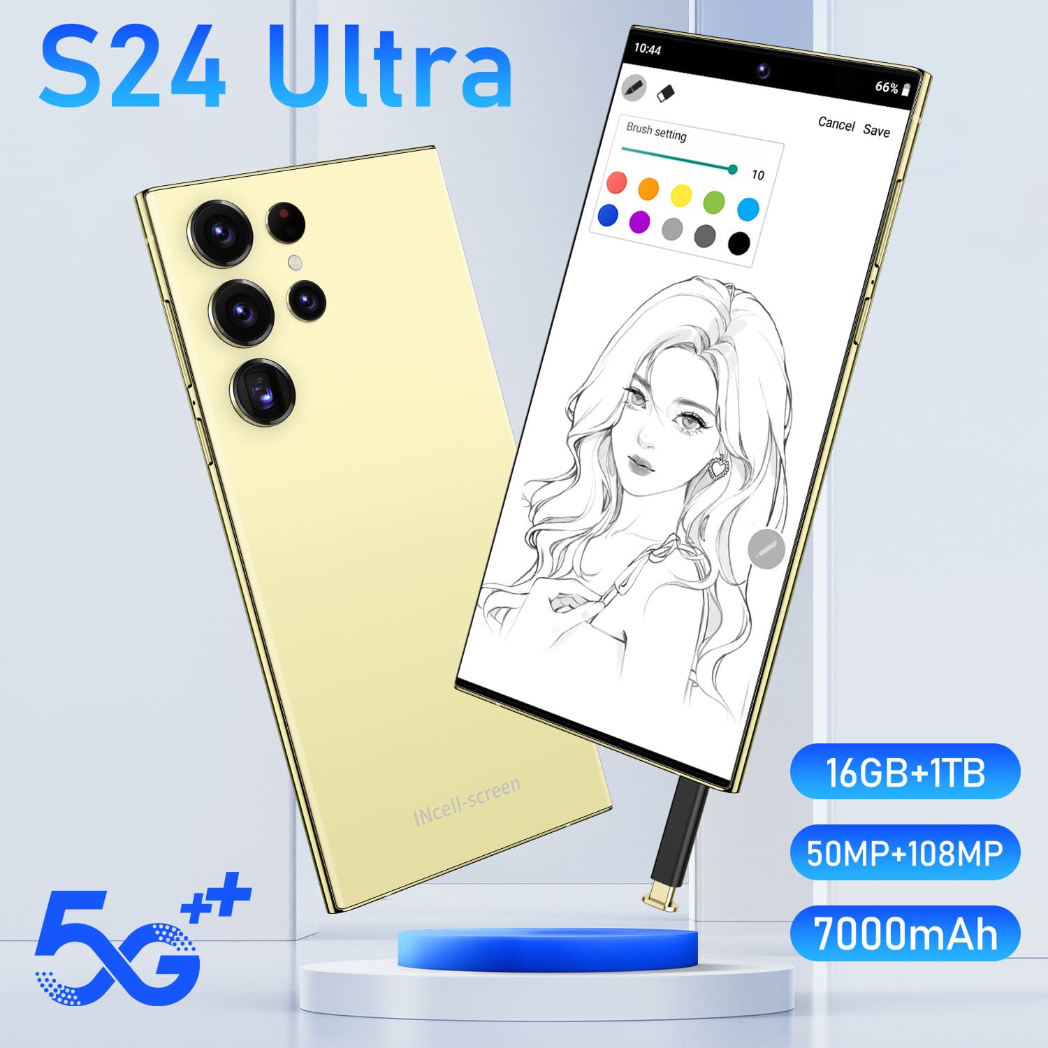 2026 Cross-border Phone S24 Ultra Android 16+1TB Smart 5G Phone Factory Wholesale Price