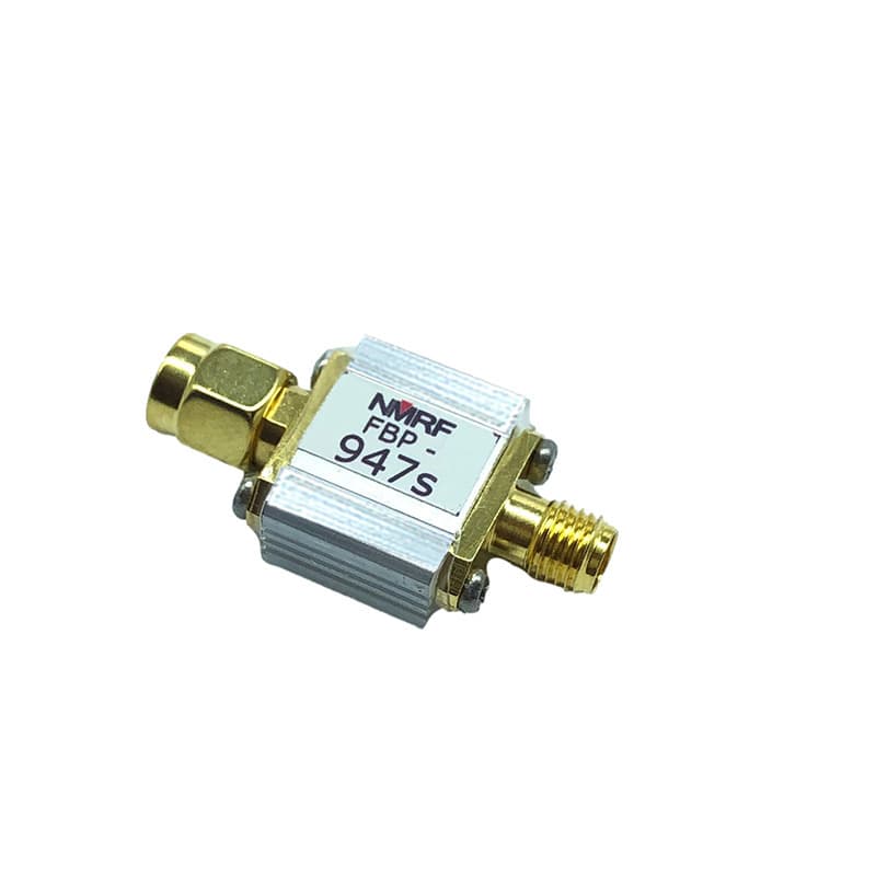 Dedicated SAW Bandpass Filter 947 S (935-960) MHz GSM900 25MHz Bandwidth, SMA Connector