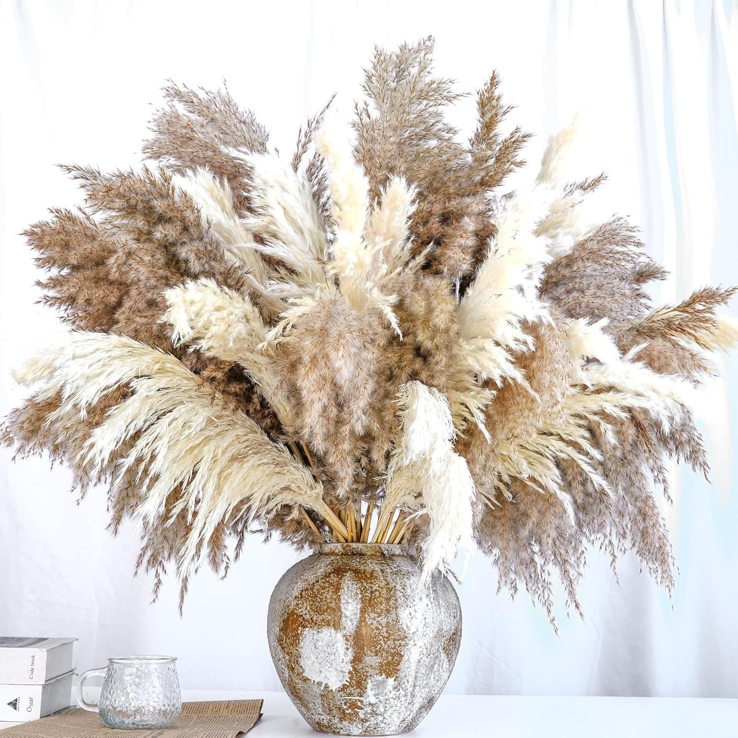 DIY Mixed Pampas Series Reed Dry Flower Bouquet Home Decoration Wholesale Affordable Floral Arrangement Everlasting Gift
