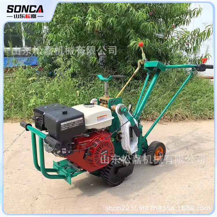 Gasoline Sod Roll Block Automatic Sod Cutter Turf Maintenance Garden Football Field Sod Cutter
