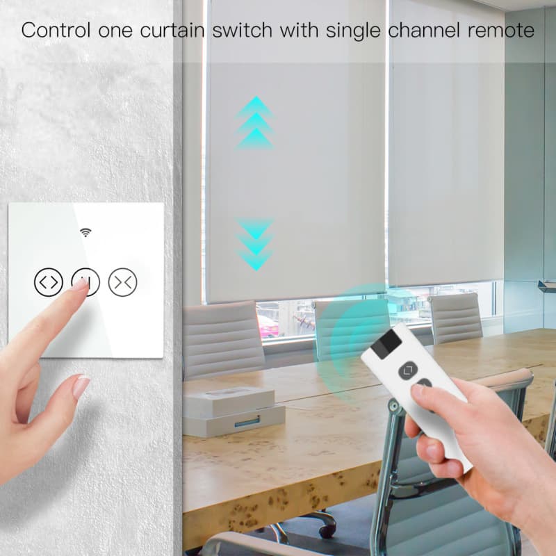RF433 remote control 9-channel remote control is used with smart switch and smart curtain switch