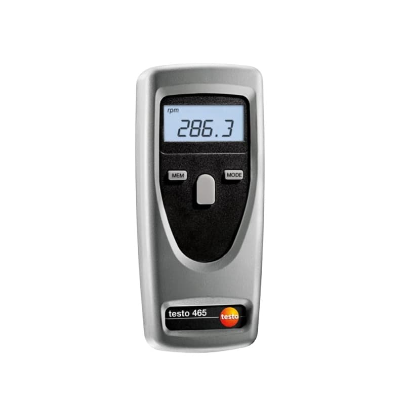 Testo465 photoelectric tachometer, Testo460 optical speed measuring instrument, Testo470 non-contact tachometer