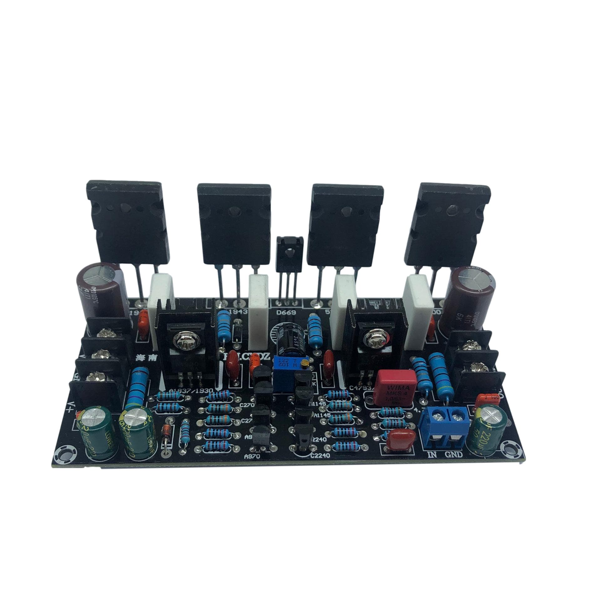 200W Mono Amplifier Board (1943+5200) with Toshiba Transistor Pairs