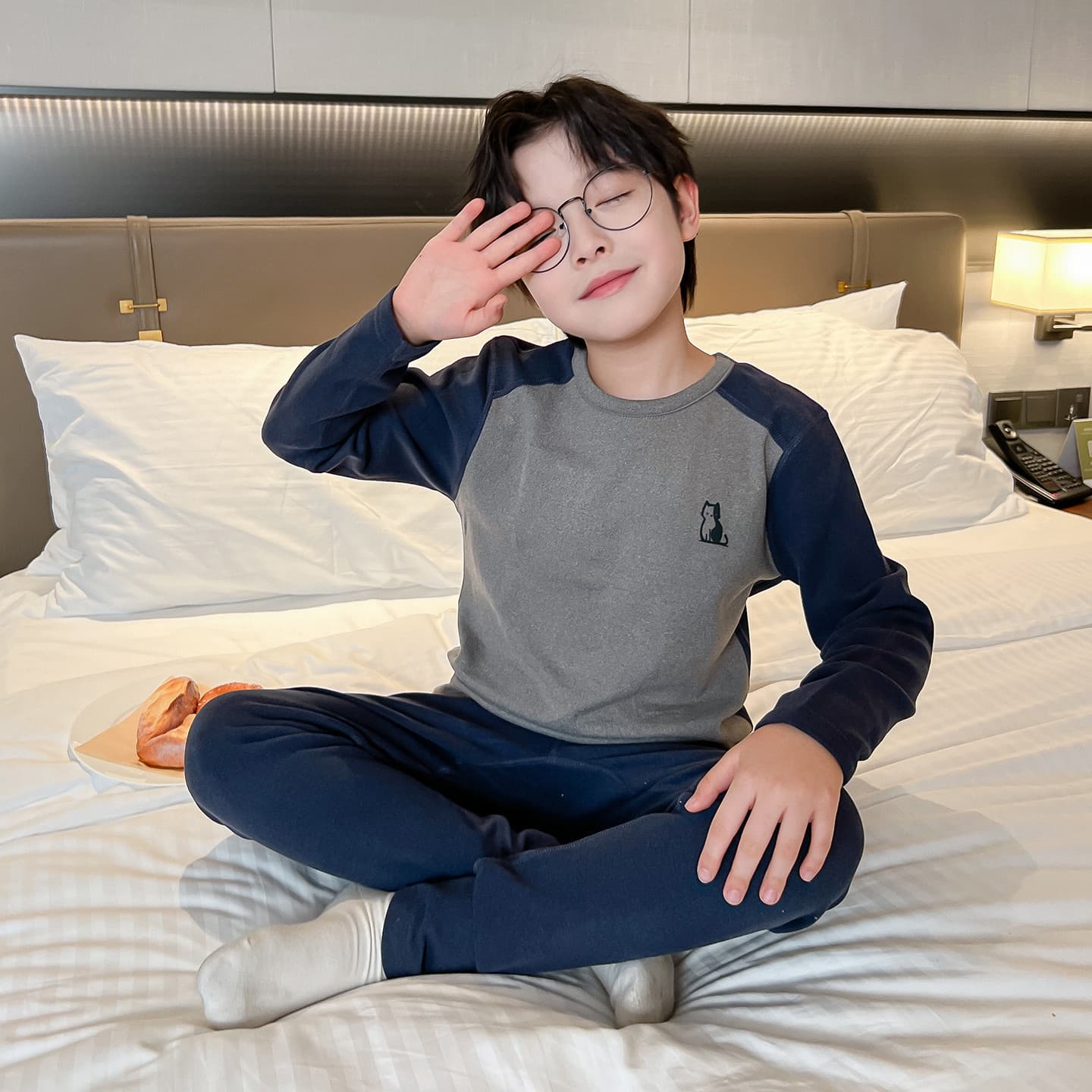 Children's clothing children's pajamas boys German velvet winter thermal underwear 2025 new medium and large boys winter autumn clothes and autumn pants