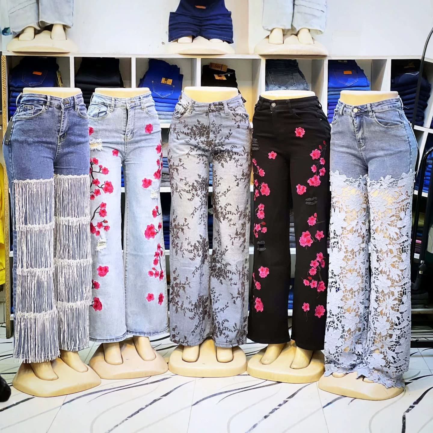 [In Stock] Cargo Jeans Women's Jeans Summer Straight Leg Pants High Waist Jeans Women Boyfriend