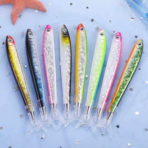 Japanese and Korean creative fish pen stationery pen ocean pen craft pen gift pen cute new peculiar pen creative pen advertising pen