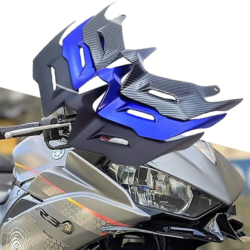 Yamaha YZF R3 R25 2014-2021 Motorcycle Modification Airfoil Fairing Aesthetic Streamline Winglets Enhancements Custom Fit