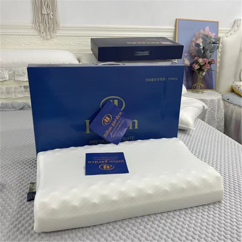 Hilton Mijia Gift Latex Pillow Neck Support Thai Pillow Dropshipping Home Living Gift Box Set