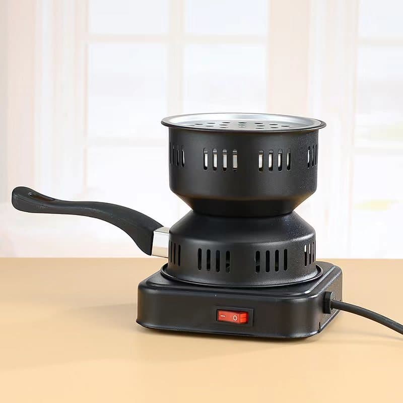 Factory direct supply, 500W adjustable temperature, energy-saving portable charcoal stove/water pipe stove.