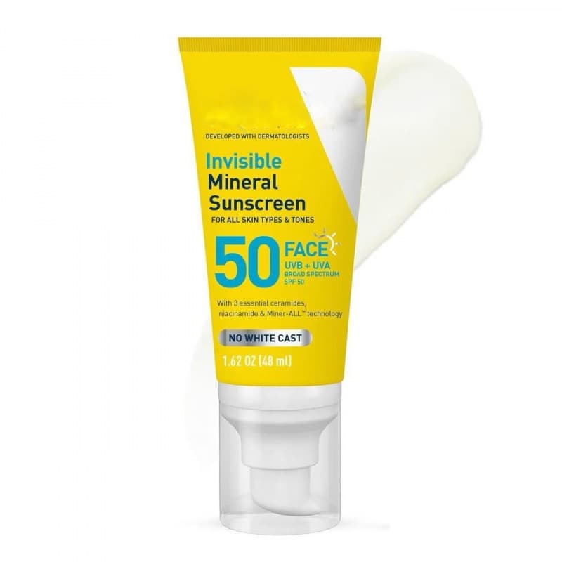 Gentle Facial Sunscreen Lightweight Hydrating Non-Sticky Daily Summer Outdoor Sunscreen