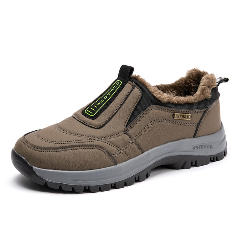 New TRONG CAVALRY Men's Casual Shoes Outdoor Sports Suede Slip-on Rubber Sole Elderly Shoes