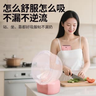 Remote Control Wearable Breast Pump All-in-One Strong Suction Wireless Milk Collector Portable Electric Breast Pump
