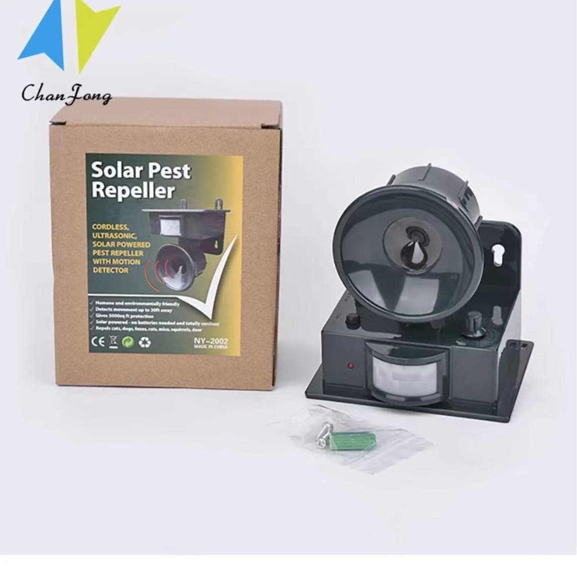 Solar Ultrasonic Bird Repeller Deer Repeller Cat Repeller Dog Repeller Mouse Repeller New Animal Deterrent