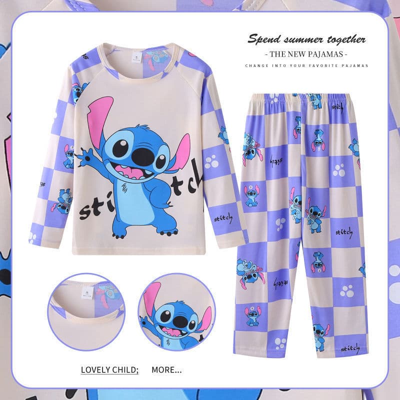 Cross-border Children's Pajamas New Style Long Sleeve Set Cartoon Homewear Factory Direct Wholesale