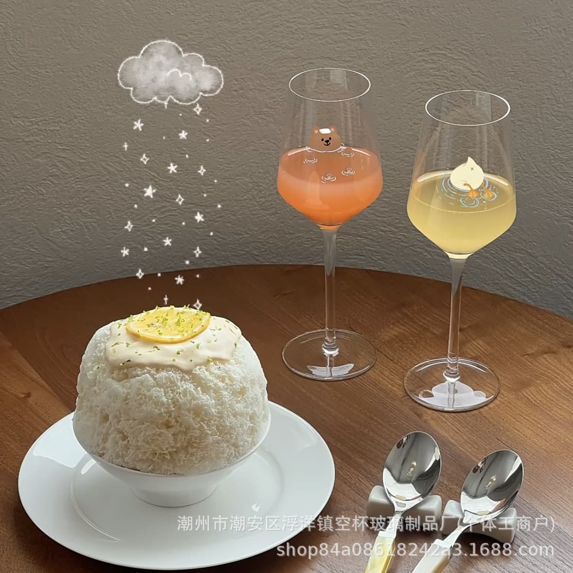 High-looking white wine glass goblet, creative rose Bordeaux glass, burgundy glass, sparkling wine glass