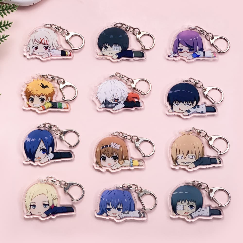 Cross-border Tokyo Ghoul two-dimensional peripheral acrylic keychain cartoon bag pendant school bag key pendant