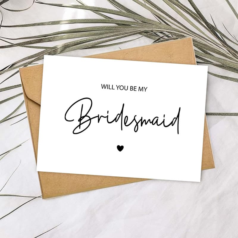 Will You Be My Bridesmaid Card