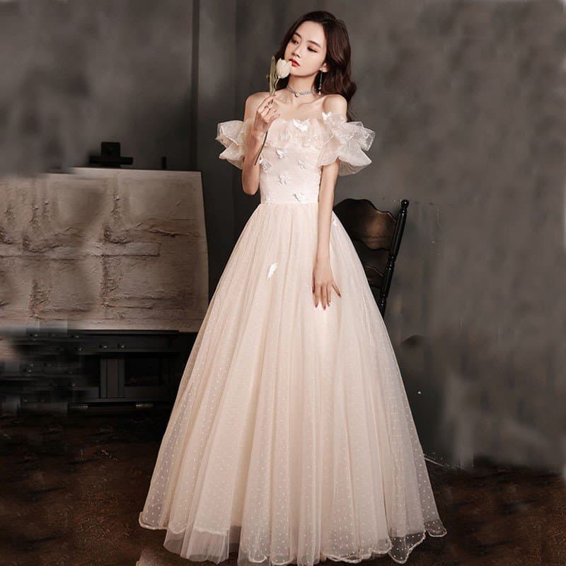Art Exam Banquet Dress Hostess Puffy Dress High-End Niche Bridesmaid Graduation Ceremony Dress