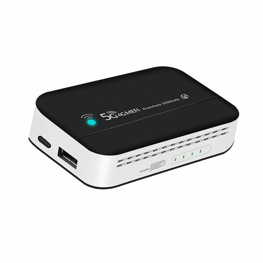 PW100 Mobile Portable Power Bank 4G Portable Router Plug-in SIM Card 10000mAh Charging WiFi 2-in-1