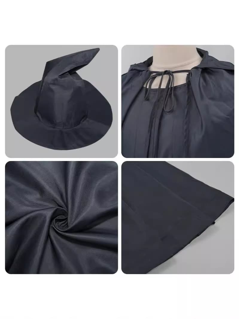 Lord of the Rings Gandalf Cosplay Costume, Middle-earth Gandalf the Grey Wizard Cos Outfit Role-Playing